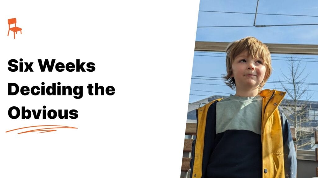 Blog banner for “Hertfordshire County Council Wasted Six Weeks Deciding the Obvious” showing Oliver waiting at a train station.