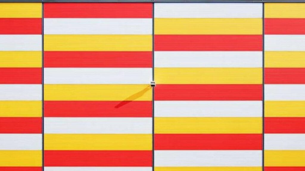 Red, Yellow and White pattern